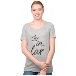 S.Oliver T-Shirt Damski 34 Szary. Szare t-shirty damskie S.Oliver, s. W wyprzedaży za 45,00 zł.