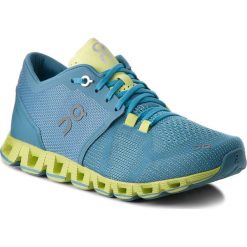 Buty ON - Cloud X 000020 Niagara/Lime 4123. Niebieskie buty sportowe damskie On, z materiału, sportowe, do biegania. W wyprzedaży za 459,00 zł.
