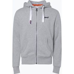 Superdry - Męska bluza rozpinana, szary. Szare bejsbolówki męskie Superdry, m. Za 349,95 zł.