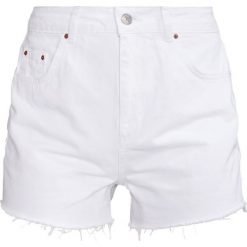 Bermudy damskie: Topshop Szorty jeansowe white