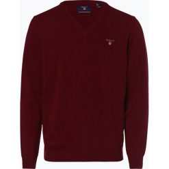 Gant - Sweter męski, czerwony. Czerwone swetry klasyczne męskie marki GANT, xl, z wełny. Za 299,95 zł.