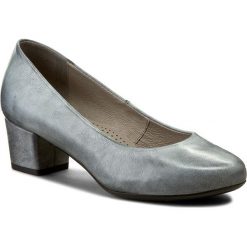 Półbuty EDEO - 2261-794 Szary. Szare półbuty damskie skórzane marki Edeo, eleganckie, na obcasie. W wyprzedaży za 179,00 zł.