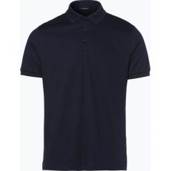 Calvin Klein - Męska koszulka polo, niebieski. Pomarańczowe koszulki polo marki Calvin Klein, l, z bawełny, z okrągłym kołnierzem. Za 199,95 zł.