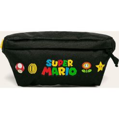 Levi's - Nerka x Super Mario. Czarne nerki damskie Levi's®, z nadrukiem, z poliesteru, z nadrukiem, bez dodatków. Za 129,90 zł.