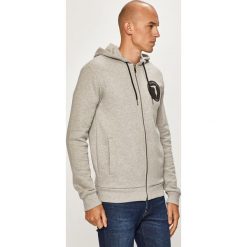 Trussardi Jeans - Bluza. Szare bluzy męskie Trussardi Jeans, s, z nadrukiem, z bawełny, z kapturem, bez rękawów, z kapturem. W wyprzedaży za 299,90 zł.