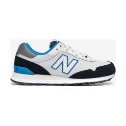 New Balance 515 Tenisówki Niebieski Szary. Szare trampki męskie New Balance, bez wzorów, ze skóry, bez zapięcia. Za 343,95 zł.
