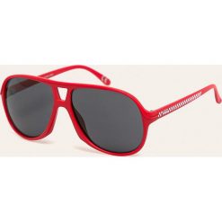 Vans - Okulary. Czerwone okulary przeciwsłoneczne męskie Vans, z materiału. W wyprzedaży za 79,90 zł.