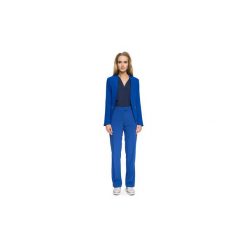 Kurtki lekkie Style S013 Żakiet z zameczkami. Niebieskie marynarki i żakiety damskie Style, l. Za 149,00 zł.