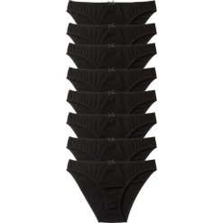 Figi (8 par) bonprix czarny. Czarne figi damskie marki bonprix. Za 51,92 zł.