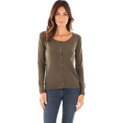 Kardigany damskie: Kardigan w kolorze khaki