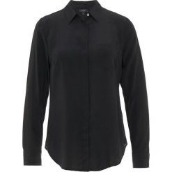 J.CREW BUTTON UP Koszula black. Czarne tuniki damskie marki J.CREW, bez wzorów, z jedwabiu, bez kołnierzyka, bez rękawów. Za 509,00 zł.