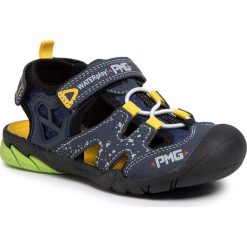 Sandały PRIMIGI - 5460122 Navy. Niebieskie sandały chłopięce Primigi, ze skóry ekologicznej, bez zapięcia. Za 179,00 zł.