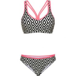 Bikini z biustonoszem opaską (2 części) bonprix kremowo-beżowy. Białe bikini bonprix. Za 32,99 zł.