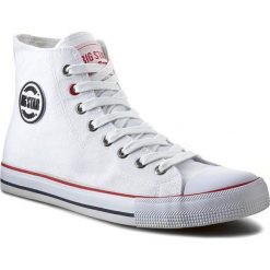 Trampki BIG STAR - T174106 White. Białe półbuty męskie wsuwane marki BIG STAR, bez wzorów, z gumy, eleganckie. Za 89,00 zł.