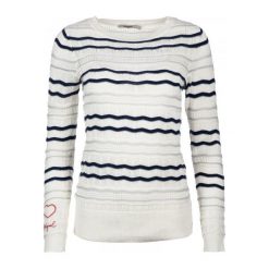 Swetry damskie: Desigual Sweter Damski M Biały