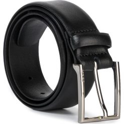 Pasek Męski JOOP! - 7001 10 Black. Czarne paski męskie JOOP!, w paski, ze skóry. W wyprzedaży za 219,00 zł.