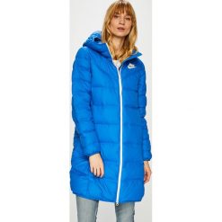 Nike Sportswear - Kurtka puchowa Windrunner. Niebieskie kurtki damskie Nike Sportswear, s, bez wzorów, z poliesteru, długie, z kapturem. W wyprzedaży za 479,90 zł.