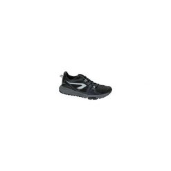 Buty do biegania RUN COMFORT GRIP męskie. Czarne buty sportowe męskie KALENJI, z poliesteru, bez zapięcia, do biegania. Za 199,99 zł.