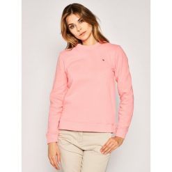 Bluza TOMMY HILFIGER Crew Neck WW0WW27955. Różowe bluzy damskie TOMMY HILFIGER, xs, bez wzorów, z bawełny, bez rękawów, bez kaptura. Za 389,00 zł.