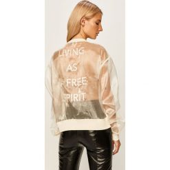 Patrizia Pepe - Bluza. Białe bluzy damskie Patrizia Pepe, s, z aplikacjami, z bawełny, bez rękawów, bez kaptura. Za 689,90 zł.