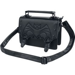 Banned Alternative Nocturne Torebka - Handbag czarny. Czarne torebki klasyczne damskie Banned Alternative, z aplikacjami, z aplikacjami. Za 164,90 zł.
