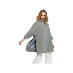 M392 Bluza szara. Szare bluzy damskie Moe, s, w kratkę, z elastanu, bez rękawów, bez kaptura. Za 165,00 zł.
