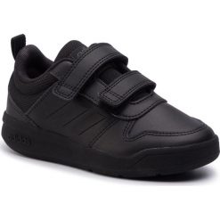 Buty adidas - Tensaurus C EF1094 Cblack/Cblack/Gresix. Czarne półbuty chłopięce Adidas, na rzepy. Za 129,00 zł.
