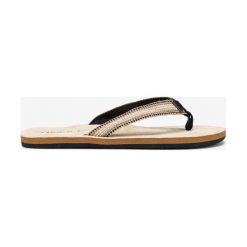 O'Neill Japonki Beżowy. Brązowe klapki damskie O'Neill, w paski, z materiału, bez obcasa. Za 163,95 zł.