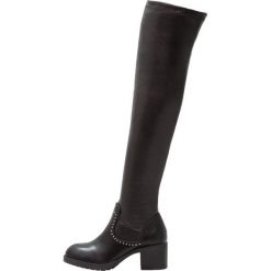Glamorous Muszkieterki black. Czarne buty zimowe damskie Glamorous, z materiału. W wyprzedaży za 189,50 zł.