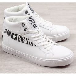 Buty sportowe męskie trampki białe Big Star EE174340 - biały. Białe buty sportowe męskie BIG STAR, bez zapięcia. Za 149,99 zł.