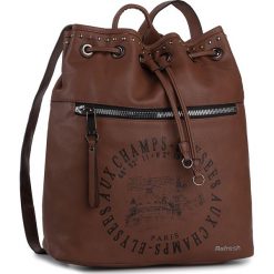 Plecak REFRESH - 83222 Camel. Pomarańczowe plecaki damskie Refresh, bez wzorów, ze skóry ekologicznej, eleganckie. Za 199,00 zł.