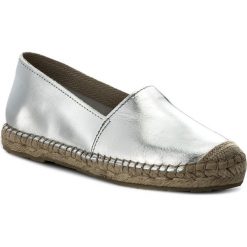 Espadryle EVA MINGE - Sewilla 3N 18MJ1372399ES 710. Szare espadryle damskie Eva Minge, ze skóry, na płaskiej podeszwie. W wyprzedaży za 179,00 zł.