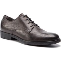 Półbuty GEOX - U Jaylon A U92Y7A 000EM C9004 Anthracite. Szare buty wizytowe męskie Geox, bez wzorów, ze skóry ekologicznej, klasyczne, bez zapięcia. W wyprzedaży za 269,00 zł.