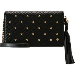 Torebki klasyczne damskie: Tory Burch FLEMING STUD FLAT Torba na ramię black