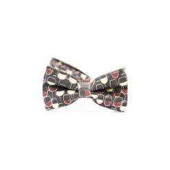 Mucha Wine Style. Szare muszki męskie Edyta kleist, w paski, z tkaniny, eleganckie. Za 99,00 zł.