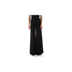 Spodnie z lejącego materiału Elisabetta Franchi PA30696E1. Czarne spodnie damskie Elisabetta Franchi. Za 1024,49 zł.