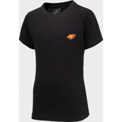 T-shirt chłopięcy (122-164) JTSM209 - głęboka czerń. T-shirty chłopięce 4F JUNIOR, bez wzorów, z bawełny, bez rękawów. Za 34,99 zł.