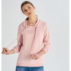 Bluza z kapturem - Różowy. Różowe bluzy damskie Sinsay, s, bez wzorów, bez rękawów, z kapturem. Za 39,99 zł.
