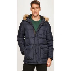 Only & Sons - Kurtka. Niebieskie płaszcze męskie Only & Sons, s, bez wzorów, z poliesteru, długie, z kapturem. W wyprzedaży za 259,90 zł.