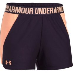Spodenki sportowe męskie: Under Armour Spodenki damskie NEW Play Up Short Fioletowo-pomarańczowe r. S (1292231-171)