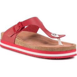 Japonki CROSS JEANS - FF2R4177C Red. Czerwone klapki damskie Cross Jeans, bez wzorów, z jeansu, bez obcasa. W wyprzedaży za 89,00 zł.