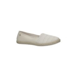 Tenisówki damskie: Espadryle Casu Beżowe espadryle slip on w paski B865-14
