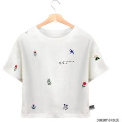 Nagotowałam bigosu - KOSZULKA T-SHIRT. Szare bluzki asymetryczne Pakamera, z napisami, z dekoltem na plecach. Za 69,00 zł.