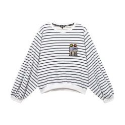 Desigual bluza damska Sweat Tena XL biały. Białe bluzy damskie Desigual, xl. Za 299,00 zł.