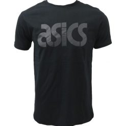 Asics Graphic 2 Tee A16059-9090. Czarne t-shirty męskie Asics, s, bez wzorów, z bawełny, bez kołnierzyka. W wyprzedaży za 89,99 zł.