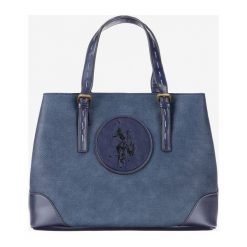U.S. Polo Assn Torebka Niebieski. Niebieskie torebki klasyczne damskie U.S. Polo Assn., w paski, z materiału, bez dodatków. Za 516,95 zł.