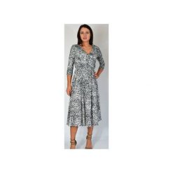 NADIA - sukienka rozkloszowana _ 2XS - 5XL. Czarne sukienki damskie Collibri, na co dzień, s, bez wzorów, z elastanu, biznesowe, bez kołnierzyka, petite, bez rękawów, rozkloszowane. Za 219,00 zł.
