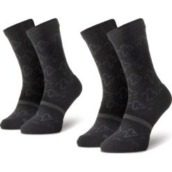 Zestaw 2 par wysokich skarpet unisex NIKE - CU0037 010 Czarny. Czarne skarpetki damskie Nike, bez wzorów, z elastanu. Za 79,00 zł.