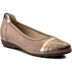 Baleriny GABOR - 84.168.13 Engl/Rose. Różowe baleriny damskie marki Gabor, ze skóry. W wyprzedaży za 309,00 zł.