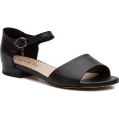 Sandały LASOCKI - 1233-10 Black. Czarne klapki damskie Lasocki, bez wzorów, ze skóry, bez obcasa, na obcasie. Za 179,99 zł.